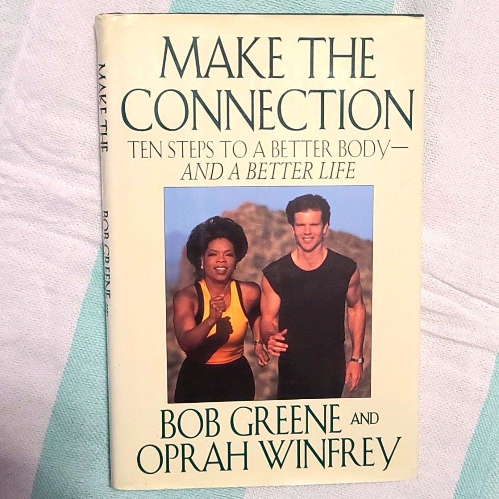 Oprah! 10 Steps Body Fitness Weight Loss Hardcover Book With Bob Greene, Vintage